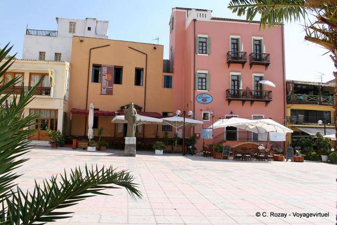 Chania, Statue of Athenagoras - Crete, Greece