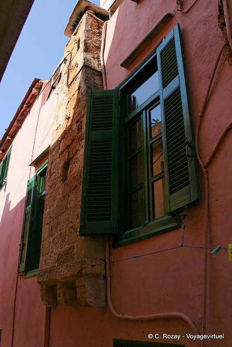 Antique outdoor fireplace, Chania - Crete, Greece