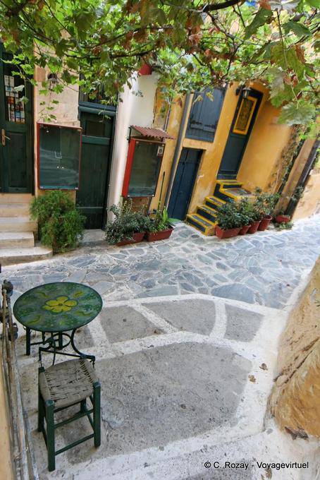 Street paving, Chania - Crete, Greece