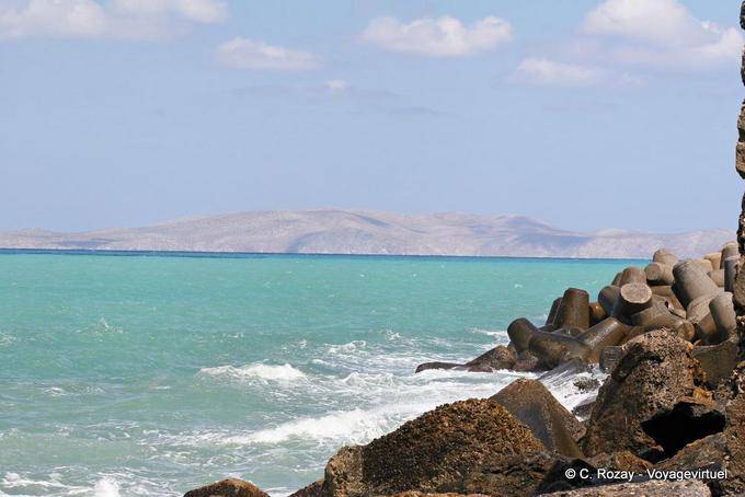 Protection of the pier fortifications, Heraklion - Crete, Greece