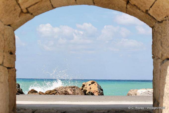 Sea views from the Venetian Castle, Iraklio - Crete, Greece