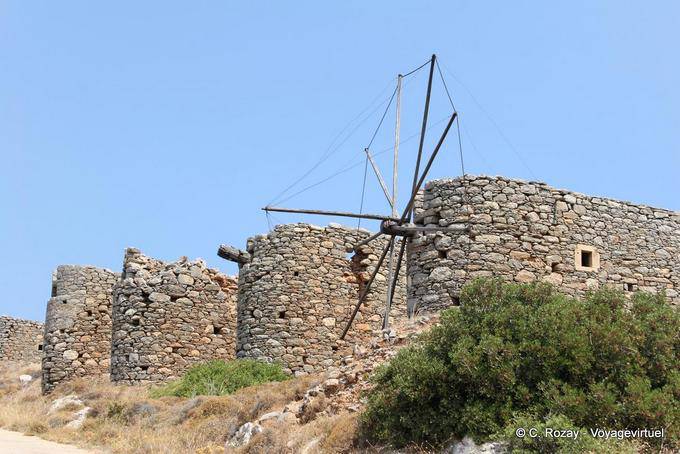 Old mills between Kastelli and Karidi - Crete, Greece