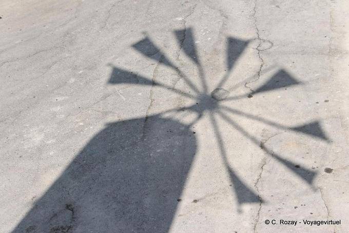 Windmill Shadow, Homo sapiens museum, Hersonissos - Crete, Greece