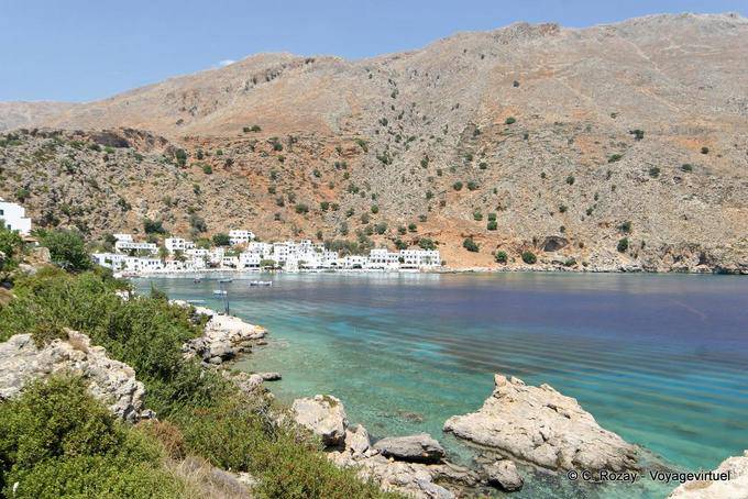 Loutro, former Phoenix, former port of Anapolis - Crete, Greece