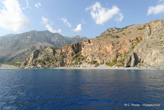 Beach west of Agia Roumeli - Crete, Greece