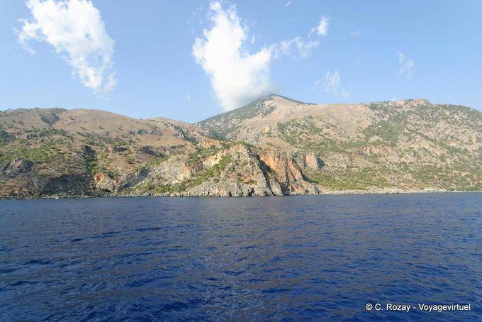 The White Mountains above the Samaria Gorge, Agia Roumeli - Crete, Greece