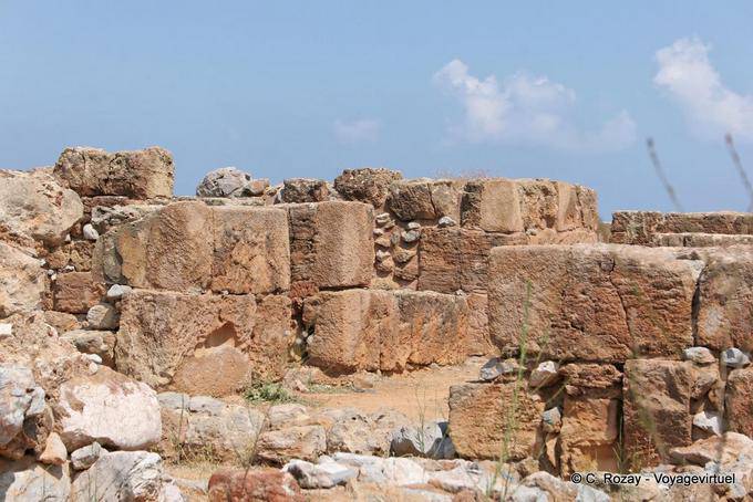Remains on the site Malia - Crete, Greece