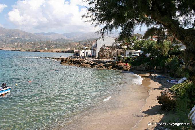 Small beach in the village of Mochlos - Crete, Greece