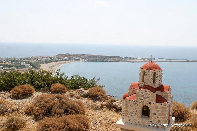 Panorama on the peninsula of Palaiochora - Crete, Greece