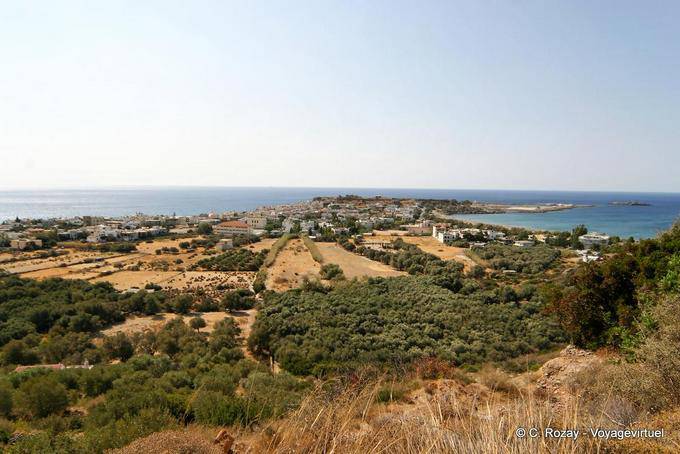 Paleochora, overlooking the plains and the peninsula - Crete, Greece