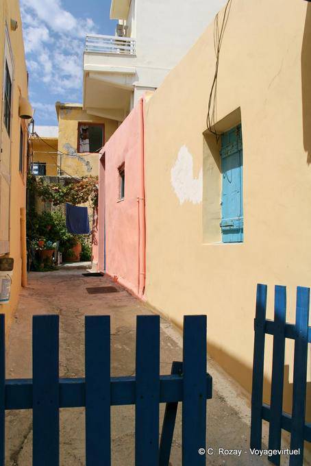 Back yard in the village of Paleochora - Crete, Greece