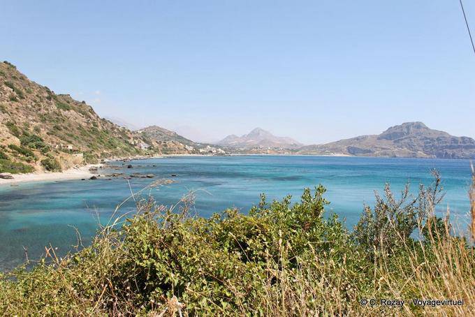 Since Souda, partial view of the bay of Plakias - Crete, Greece