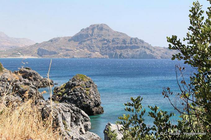 The hill on the course after Myrthios Plakias - Crete, Greece