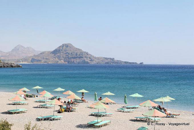 The beach at Souda west of Plakias - Crete, Greece