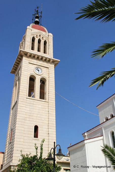 Rethymnon, the bell tower of the Cathedral - Crete, Greece