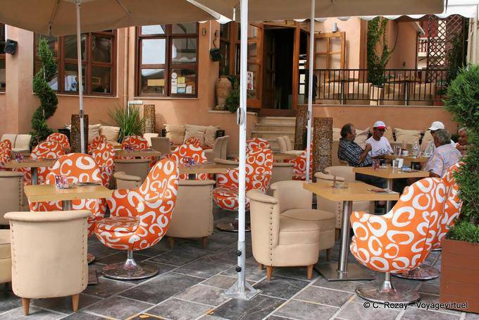 Rethymnon, modern design for a bar - Crete, Greece