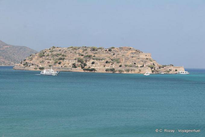 Spinalonga island fortress Kalidon - Crete, Greece