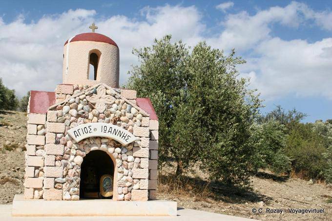 Votive Agios Ioannis on the road between Grigoria and Zaros - Crete, Greece