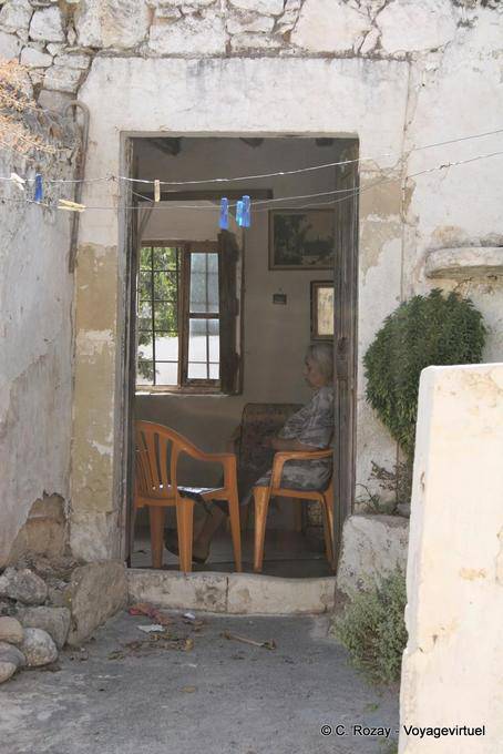Indiscretion on the inside of a house, Vori - Crete, Greece