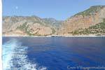 Agia Roumeli-panoramic view at the mouth of the Samaria Gorge, Crete.