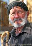 Portrait of a Cretan shepherd Anopoli, Nome Chania, Crete.