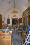 Anopoli Aradena inside the chapel, Crete.