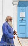 Chryssoskalitissa, orthodox pop the white beard, Crete.