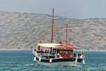 Boat off Elounda, Crete.