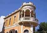 Balcony rounded, Hania Chania, Crete.