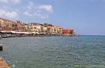 Walk on the harbor, Chania, Crete.