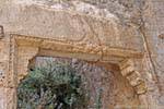 Carved portico area Topanas, Chania, Crete.