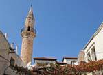 Minaret sharp like a pencil, Chania, Crete.