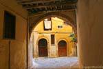 Ancient passage in the historical center, Chania, Crete.