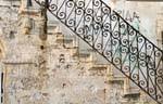 Chania, banister in stone, Crete.