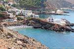 The town and the pebble beach of Hora Sfakion, Crete.