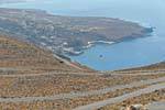 Hora Sfakion view from the mountain road leading to Kampia and Anopoli, Crete.