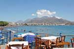 Panorama of the Bay of Ierapetra (Gerapetro) and mountains Thrypti Dimou and Agioi Saranta, Crete.