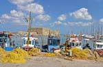 The port of Iraklion (Heraklion) overlooking the fortress, Crete.