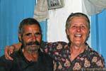 Lassithi, friendly couple Tzermiado, Crete.