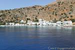 Panorama of the village of Loutro, Crete.
