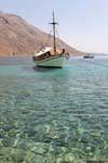 Schooner crystalline water, Loutro, Crete.