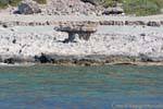 Volcanic table on the coast between Sougia and Paleochora, Crete.