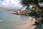 Small beach in the village of Mochlos, Crete.