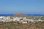 Panorama of the rock and Palekastro Chiona, Crete.