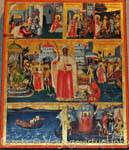 Icon Group Cornaros painter Ioannis (St. Anastasia, Candlemas, Adoration of the Magi) Toplou Monastery, Crete.