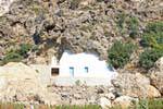 Chapel in the rock on the road between Paleochora and Sougia, Crete.