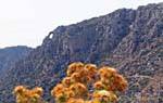Stone arch in the mountains around Kontokinigi (Palaiochora), Crete.