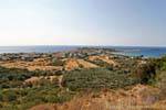 Paleochora, overlooking the plains and the peninsula, Crete.