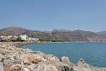 Paleochora, view from the sea wall side, Crete.