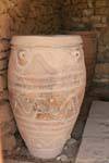 Large jar, or pithos with relief decorations, Phaistos, Crete.